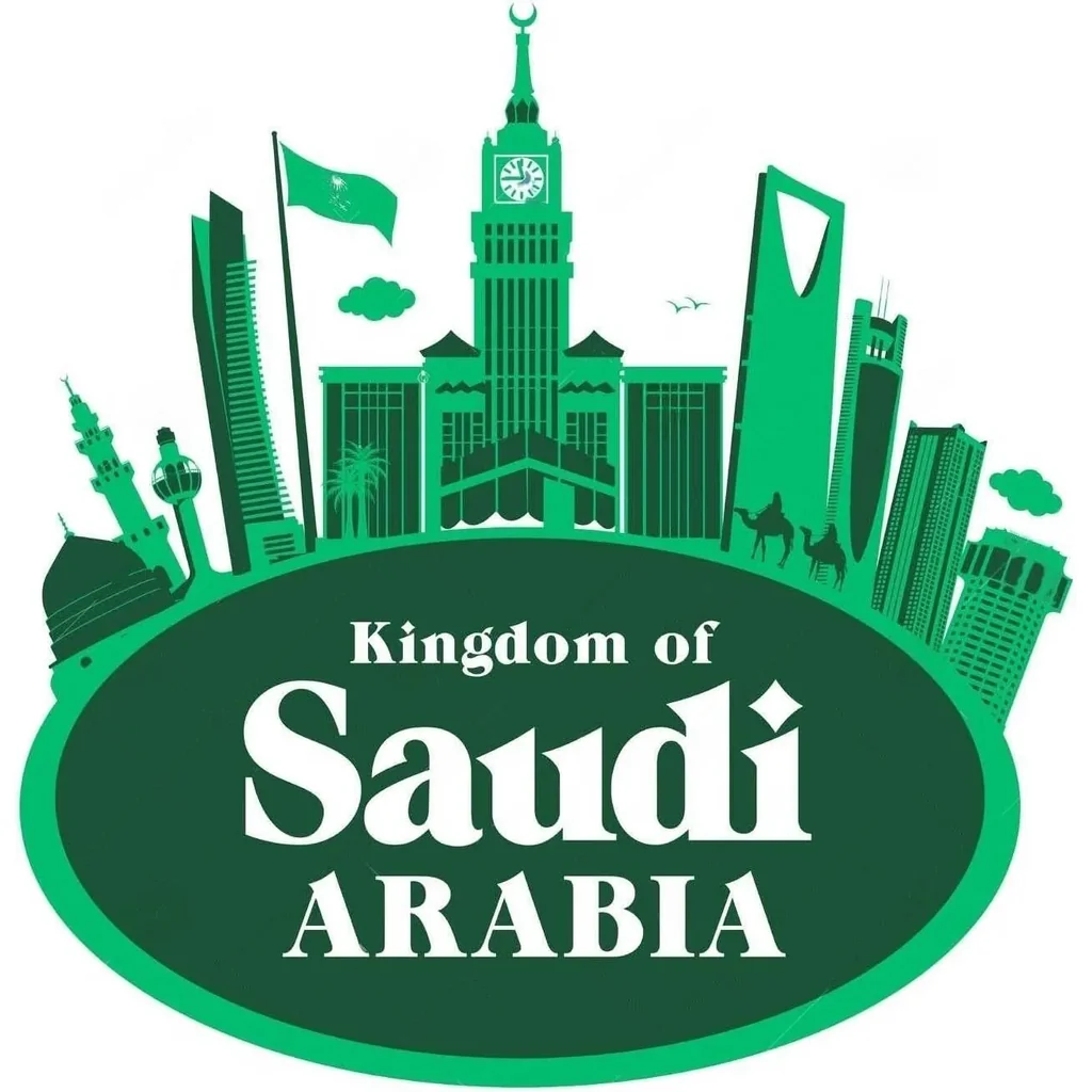 ALAYRA Kingdom of Saudi Arabia Famous Buildings Vinyl Sticker 60x80 cm Ideal for Laptops, Cars, Bikes, and Luggage 01 - Image 5