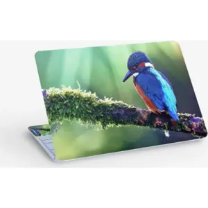 ALAYRA Kingfisher Bird Animal, Laptop Skin Sticker Decal, 13.3 14 15 15.4 15.6 Inch Laptop Universal Vinyl Skin Sticker Cover, Dustproof, Waterproof, Decal Protector With Free 2 Wrist Pads 01