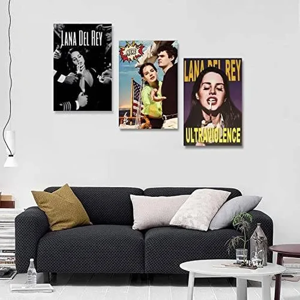 ALAYRA Lana Del Rey Poster Album Cover Posters for Room Aesthetic Canvas Wall Art Print Modern Family Bedroom Decor Posters 12x18inch(30x45cm) 01 - Image 2