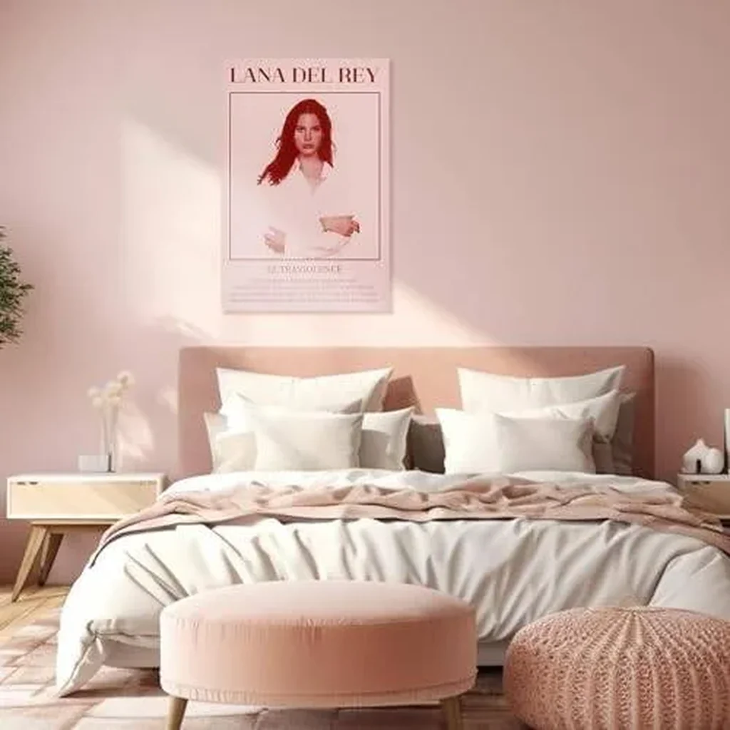 ALAYRA Lana Del Rey Poster Album Cover Wall Art Ultraviolence Poster Pink Vintage Room Aesthetic Canvas Prints Music Artist Picture 12x16 inch Unframed 01 - Image 2