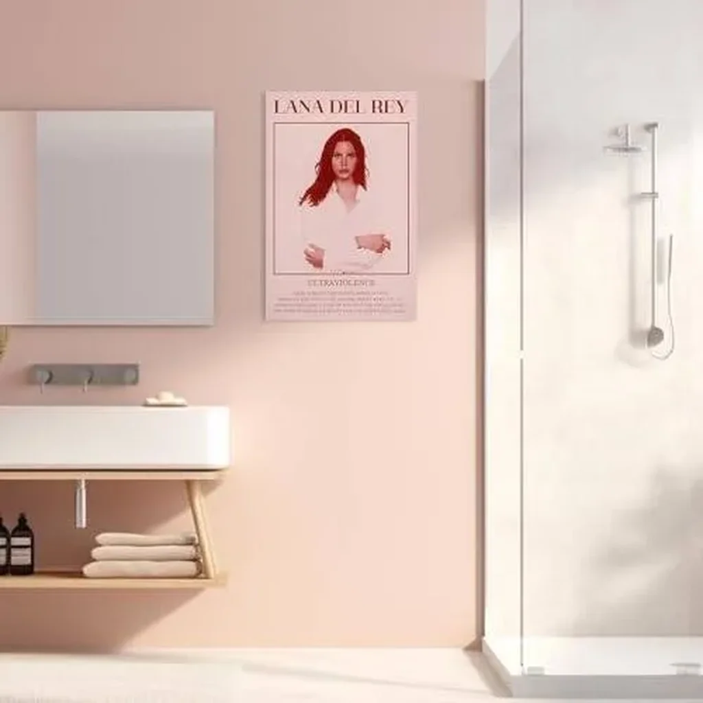 ALAYRA Lana Del Rey Poster Album Cover Wall Art Ultraviolence Poster Pink Vintage Room Aesthetic Canvas Prints Music Artist Picture 12x16 inch Unframed 01 - Image 3