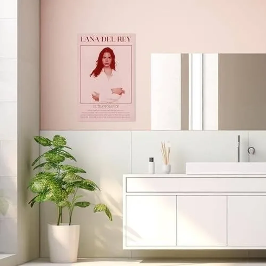 ALAYRA Lana Del Rey Poster Album Cover Wall Art Ultraviolence Poster Pink Vintage Room Aesthetic Canvas Prints Music Artist Picture 12x16 inch Unframed 01 - Image 5