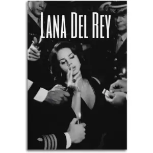 ALAYRA Lana Del Rey Poster Decorative Painting Canvas Wall Posters And Art Picture Print Modern Family Bedroom Decor Unframe style 01
