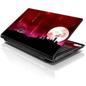 ALAYRA Laptop 15 15.6 Skin Cover with Colorful Red Earth Scenery Pattern for HP Dell Lenovo Apple Asus Acer Compaq - Fits 13.3" 14" 15.6" 16" (2 Wrist Pads Free) 01