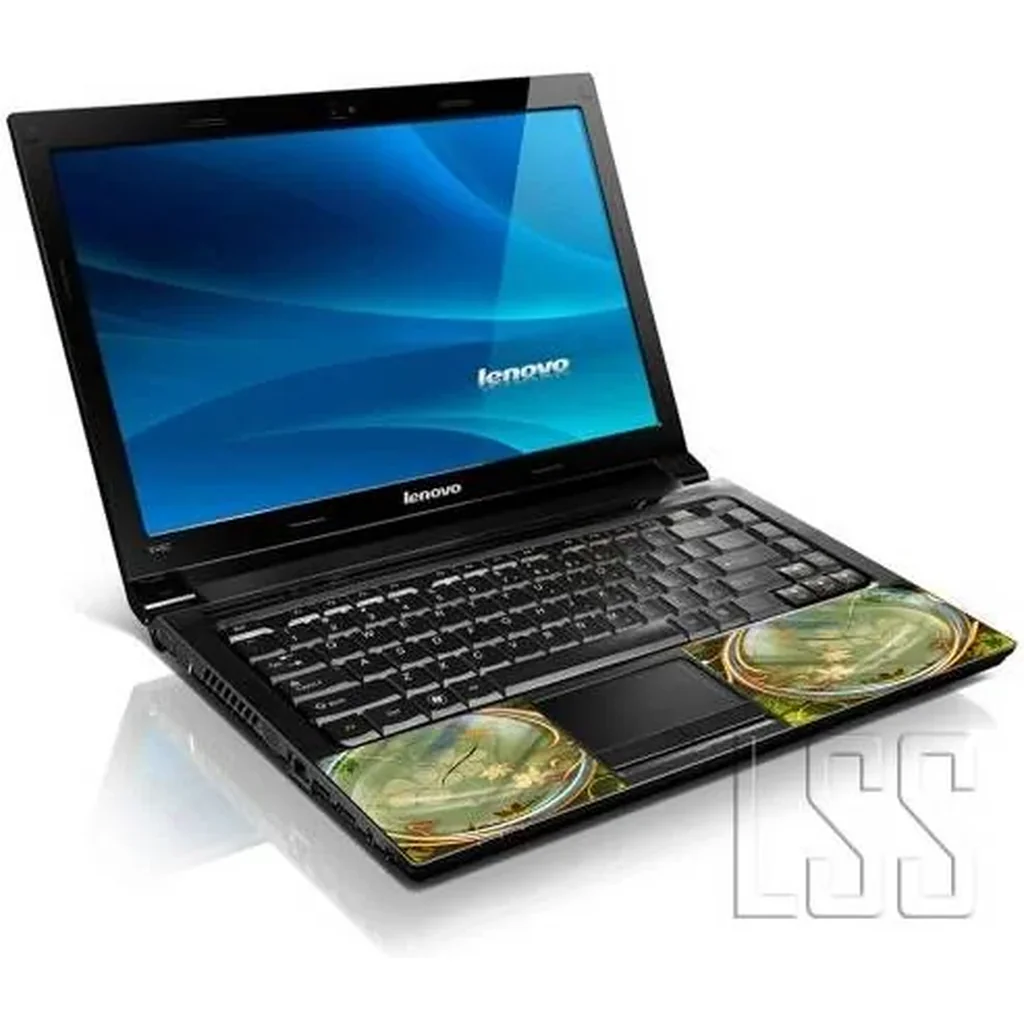 ALAYRA Laptop 17-17.3" Skin Cover with Colorful Flower Tunnel Pattern for HP Dell Lenovo Apple Asus Acer Compaq - Fits 16.5" 17" 17.3" 18.4" 19" (2 Wrist Pads Free) 01 - Image 4