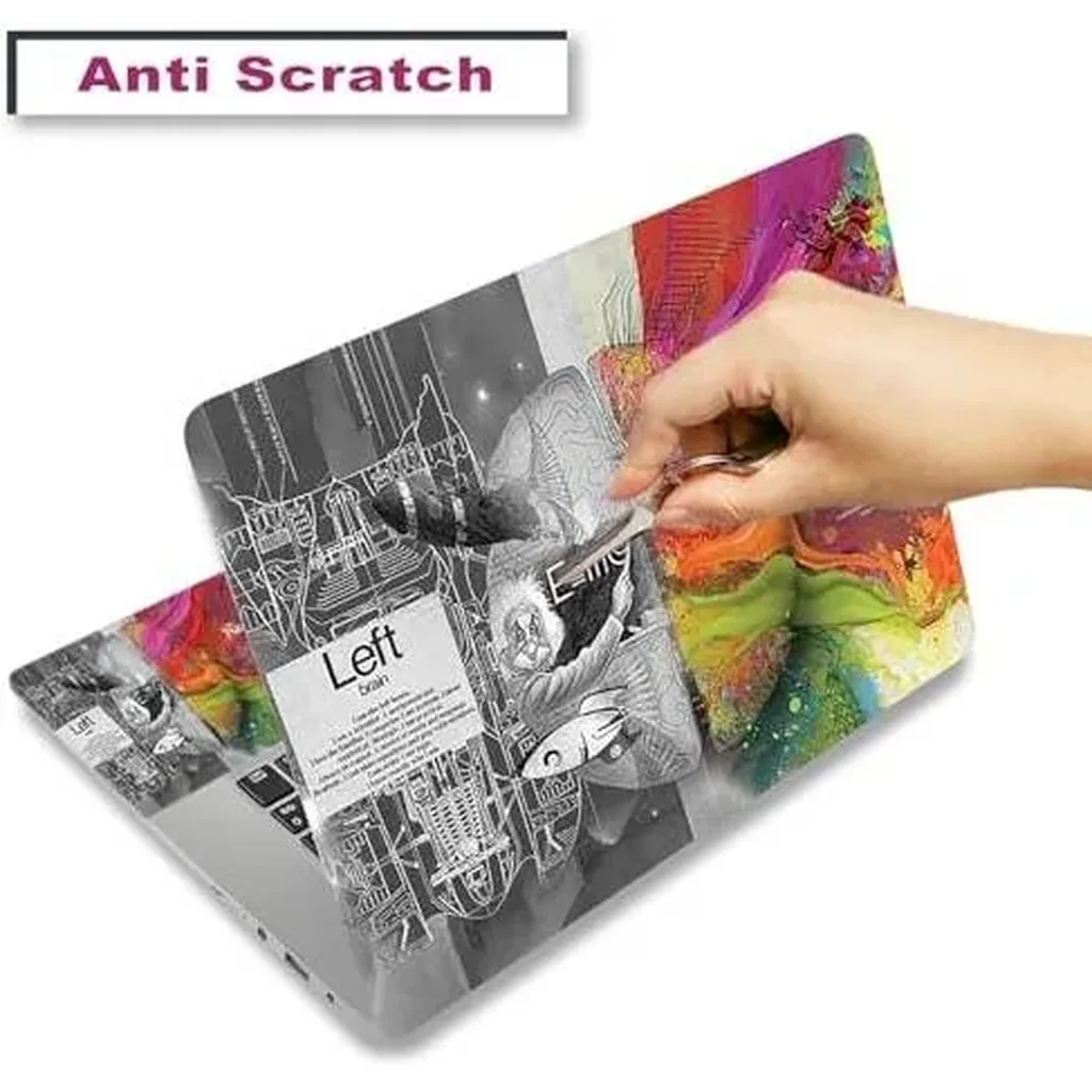 ALAYRA Laptop Decal Sticker Skin Cover, 11.612" 13" 13.3" 14" 15" 15.4" 15.6 Laptop Netbook Vinyl Skin Sticker Cover Art Notebook PC Protector (2 Wrist Pad Included), Removable Reusable, Right & Left - Image 3