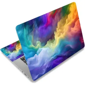 ALAYRA Laptop Decal Sticker Skin Cover, 12" 13.1" 13.3" 14" 15" 15.4" 15.6" Laptop Netbook Vinyl Art Skin Sticker Cover Notebook PC Protector (2 Wrist Pad Included), Removable Reusable, Dazzling Style