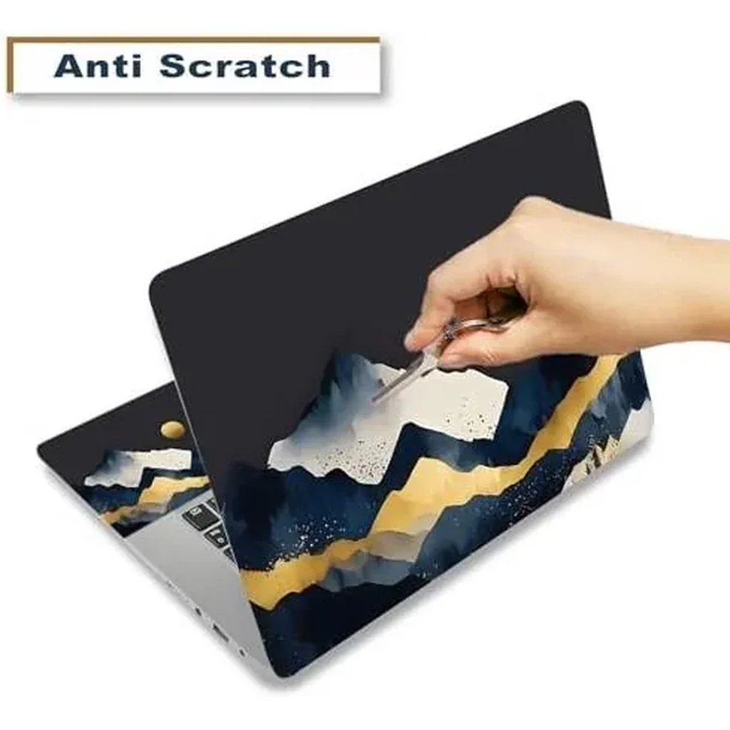 ALAYRA Laptop Decal Sticker Skin Cover, 12" 13.1" 13.3" 14" 15" 15.4" 15.6" Laptop Netbook Vinyl Skin Sticker Cover Notebook PC Protector (2 Wrist Pad Included), Removable Reusable, Mountain 01 - Image 2