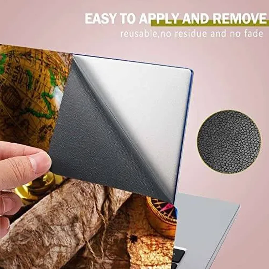 ALAYRA Laptop Notebook Skin Sticker Cover Decal Fits 12 13 13.3 14 15 15.4 15.6 inch Laptop Protector Notebook PC Easy to Apply, Remove and Change Styles (Compass) 01 - Image 5