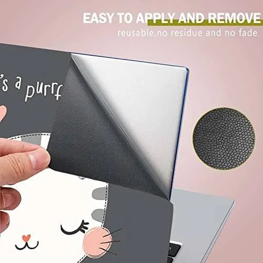 ALAYRA Laptop Notebook Skin Sticker Cover Decal Fits 12 13 13.3 14 15 15.4 15.6 inch Laptop Protector Notebook PC Easy to Apply, Remove and Change Styles (Cute Cat) 01 - Image 5