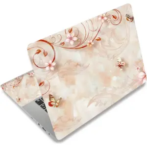 ALAYRA Laptop Notebook Skin Sticker Cover Decal Fits 12 13 13.3 14 15 15.4 15.6 inch Laptop Protector Notebook PC Easy to Apply, Remove and Change Styles (Flower Vine) 01