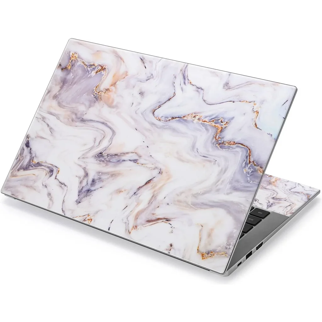 ALAYRA Laptop Notebook Skin Sticker Cover Decal Fits 12 13 13.3 14 15 15.4 15.6 inch Laptop Protector Notebook PC Easy to Apply, Remove and Change Styles (Marble) 01