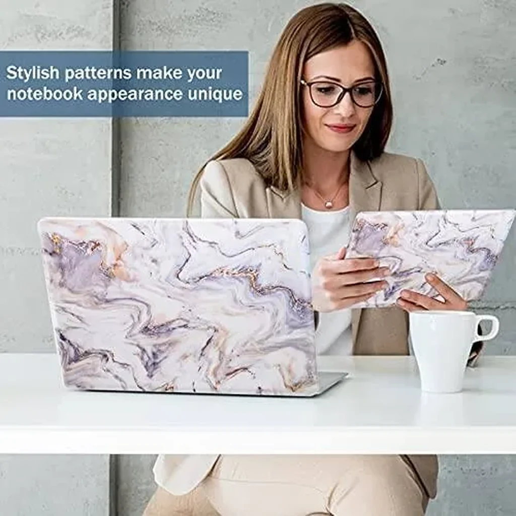 ALAYRA Laptop Notebook Skin Sticker Cover Decal Fits 12 13 13.3 14 15 15.4 15.6 inch Laptop Protector Notebook PC Easy to Apply, Remove and Change Styles (Marble) 01 - Image 3