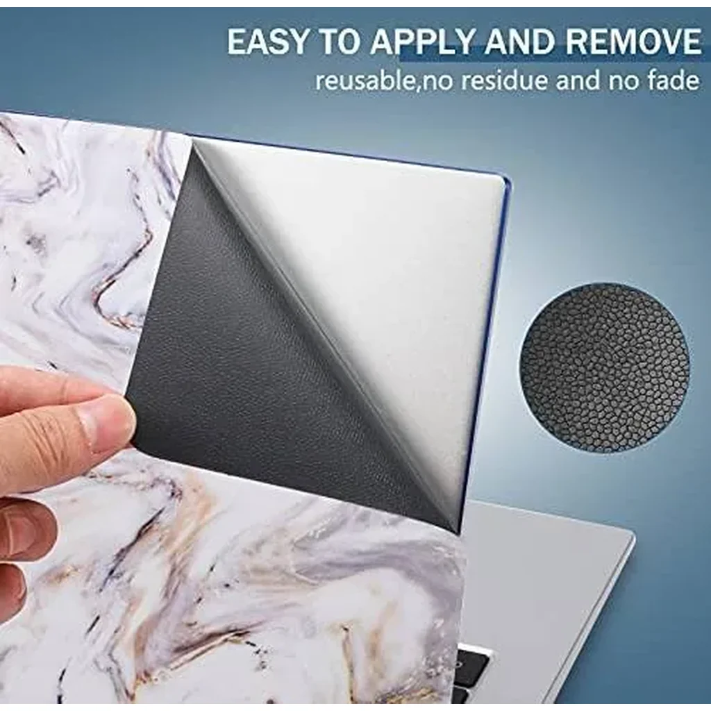 ALAYRA Laptop Notebook Skin Sticker Cover Decal Fits 12 13 13.3 14 15 15.4 15.6 inch Laptop Protector Notebook PC Easy to Apply, Remove and Change Styles (Marble) 01 - Image 5