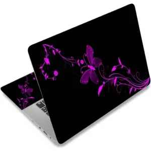 ALAYRA Laptop Notebook Skin Sticker Cover Decal Fits 12 13 13.3 14 15 15.4 15.6 inch Laptop Protector Notebook PC Easy to Apply, Remove and Change Styles (Nice Butterfly) 01