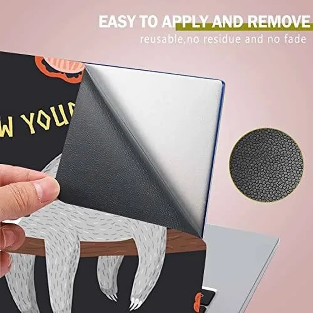 ALAYRA Laptop Notebook Skin Sticker Cover Decal Fits 12 13 13.3 14 15 15.4 15.6 inch Laptop Protector Notebook PC Easy to Apply, Remove and Change Styles (Sloth) 01 - Image 5