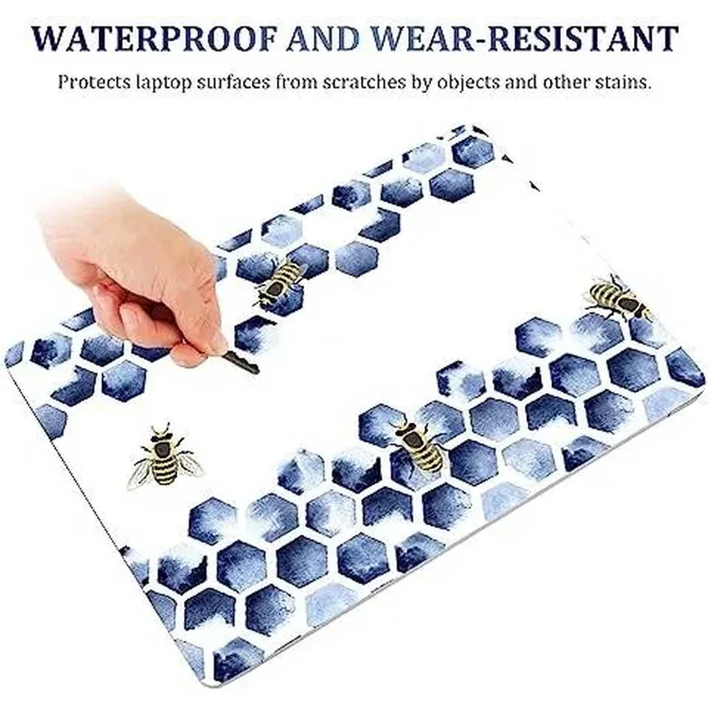 ALAYRA Laptop Skin Cover Sticker Decal, Personalized12 13 13.3 14 15 15.4 15.6 inch Laptop Decal, Reusable Universal Vinyl Skin Sticker Art Cover with Decorative Waterproof Design(Honeycomb) 01 - Image 3