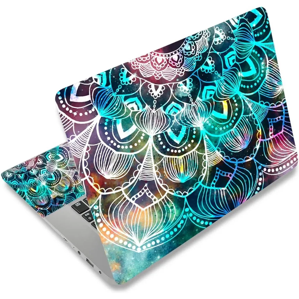 ALAYRA Laptop Skin Sticker Decal 12 13 13.3 14 15 15.4 15.6 inch Personalized Universal Notebook Vinyl Skin Stickers Cover Art Decal Computer Protector Colorful 01