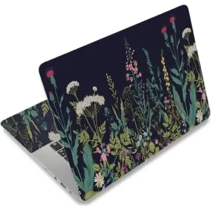 ALAYRA Laptop Skin Sticker Decal, 12 13 13.3 14 15 15.4 15.6 inch Laptop Art Decal Protector Notebook Netbook PC 15.6" Universal Vinyl Cover, Flowers Plants 01