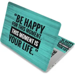 ALAYRA Laptop Skin Sticker Decal, 12" 13" 13.3" 14" 15" 15.4" 15.6 inch Laptop Skin Sticker Cover Art Decal Protector Notebook PC (Be Happy) 01