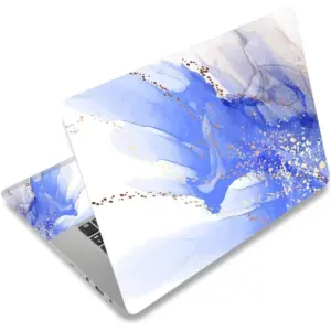 ALAYRA Laptop Skin Sticker Decal, 12" 13" 13.3" 14" 15" 15.4" 15.6 inch Laptop Skin Sticker Cover Art Decal Protector Notebook PC (Blue Marble) 01