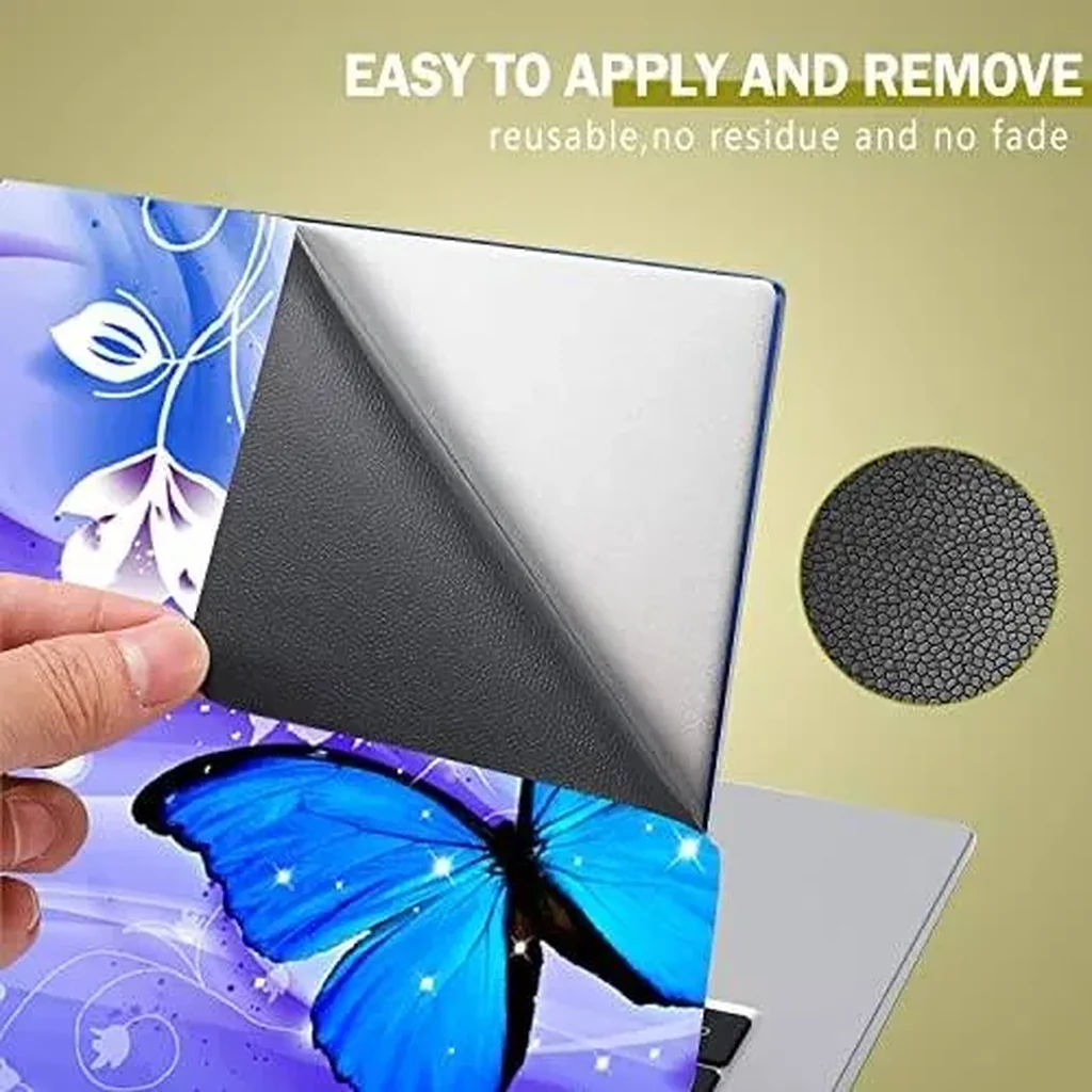 ALAYRA Laptop Skin Sticker Decal, 12" 13" 13.3" 14" 15" 15.4" 15.6 inch Laptop Skin Sticker Cover Art Decal Protector Notebook PC (Butterfly) 01 - Image 5