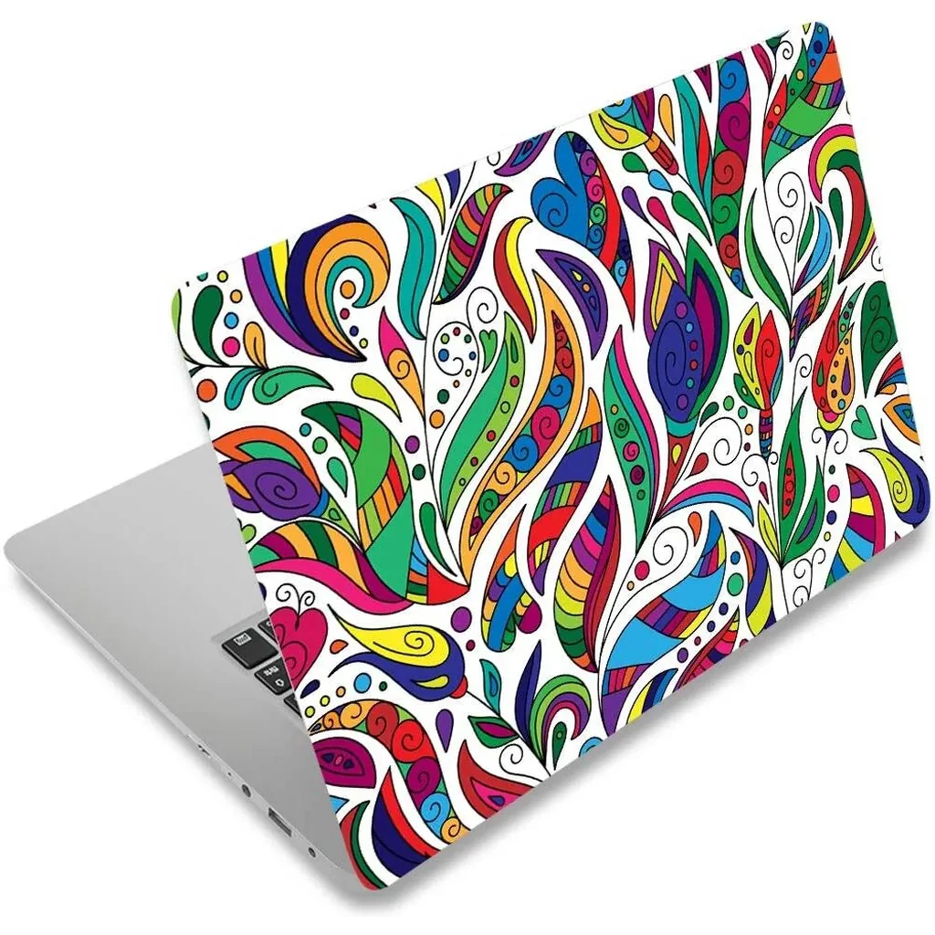 ALAYRA Laptop Skin Sticker Decal, 12" 13" 13.3" 14" 15" 15.4" 15.6 inch Laptop Skin Sticker Cover Art Decal Protector Notebook PC (Colorful Leaves) 01 - Image 4