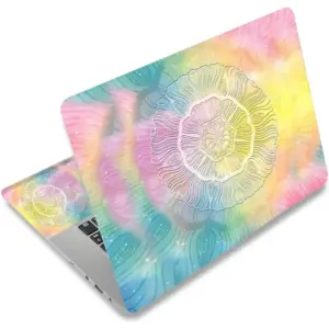ALAYRA Laptop Skin Sticker Decal, 12" 13" 13.3" 14" 15" 15.4" 15.6 inch Laptop Skin Sticker Cover Art Decal Protector Notebook PC (Colorful Mandala) 01
