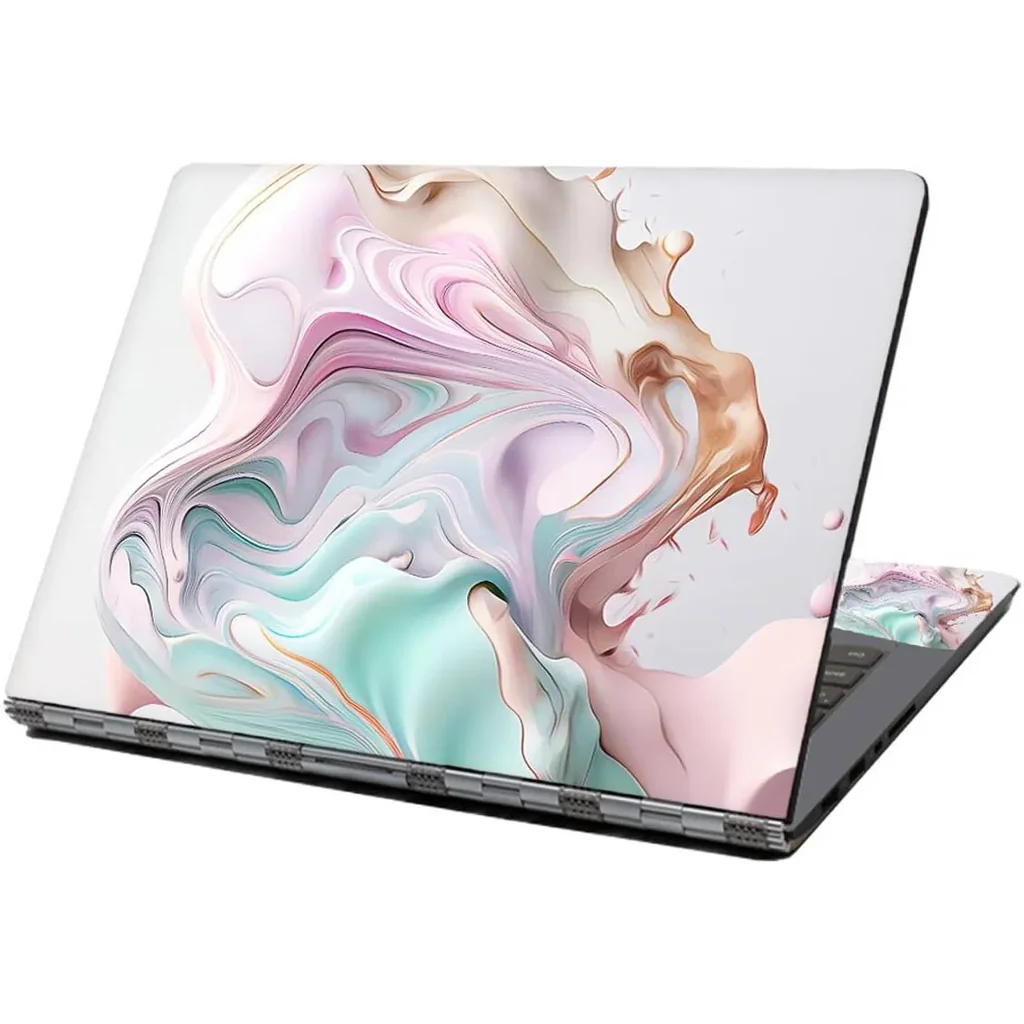ALAYRA Laptop Skin Sticker Decal, 12" 13" 13.3" 14" 15" 15.4" 15.6 inch Laptop Skin Sticker Cover Art Decal Protector Notebook PC (Colorful Marble 1) 01