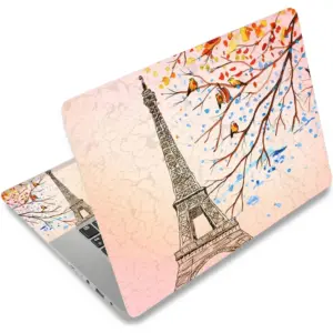 ALAYRA Laptop Skin Sticker Decal, 12" 13" 13.3" 14" 15" 15.4" 15.6 inch Laptop Skin Sticker Cover Art Decal Protector Notebook PC (Eiffel Tower) 01