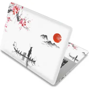 ALAYRA Laptop Skin Sticker Decal, 12" 13" 13.3" 14" 15" 15.4" 15.6 inch Laptop Skin Sticker Cover Art Decal Protector Notebook PC (Ink Painting) 01