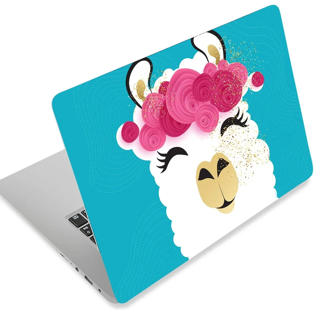 ALAYRA Laptop Skin Sticker Decal, 12" 13" 13.3" 14" 15" 15.4" 15.6 inch Laptop Skin Sticker Cover Art Decal Protector Notebook PC (Lovely Alpaca) 01 - Image 2