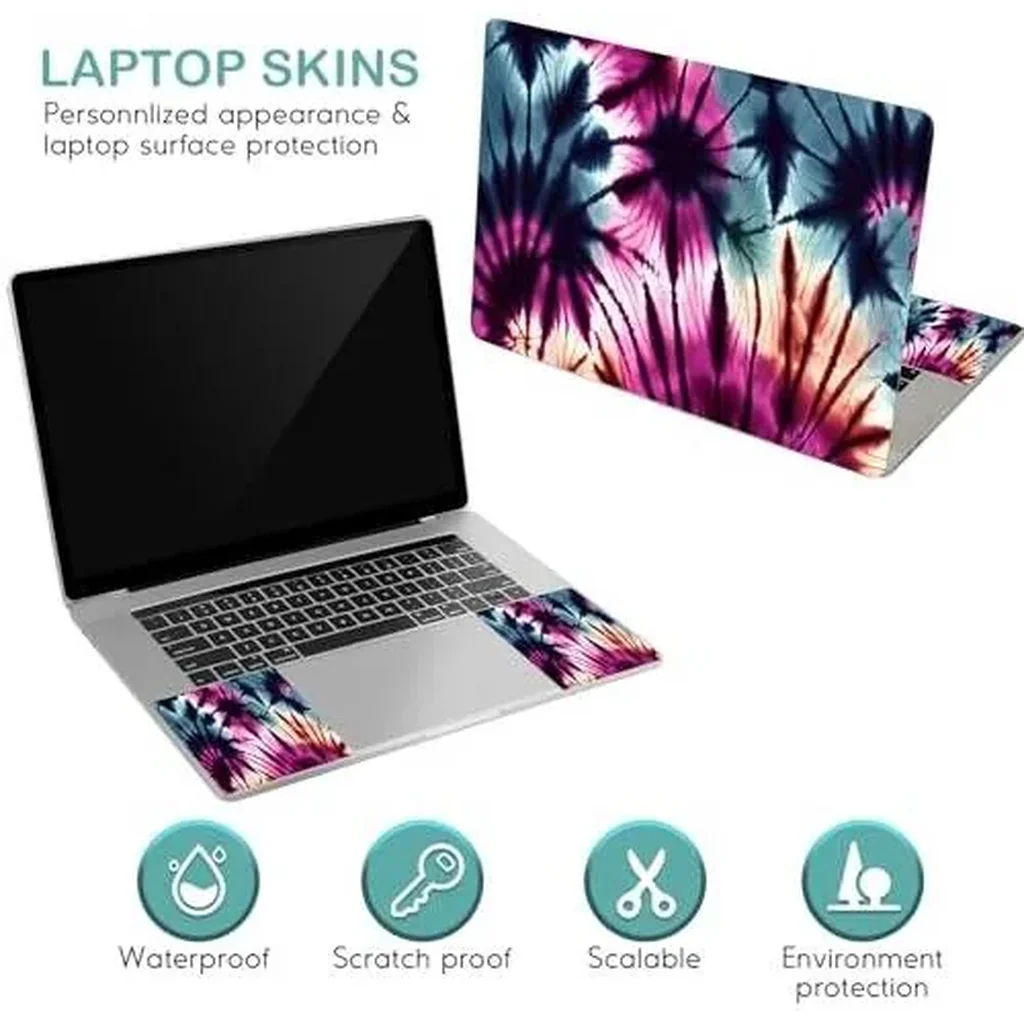ALAYRA Laptop Skin Sticker Decal, 12" 13" 13.3" 14" 15" 15.4" 15.6 inch Laptop Universal Reusable Vinyl Skin Stickers Cover Art Decal Notebook PC Personalized Protector-Abstract Art 01 - Image 2
