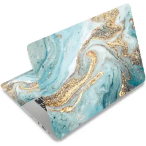 ALAYRA Laptop Skin Sticker Decal, 12" 13" 13.3" 14" 15" 15.4" 15.6 inch Laptop Universal Reusable Vinyl Skin Stickers Cover Art Decal Notebook PC Personalized Protector-Blue Sand River 01