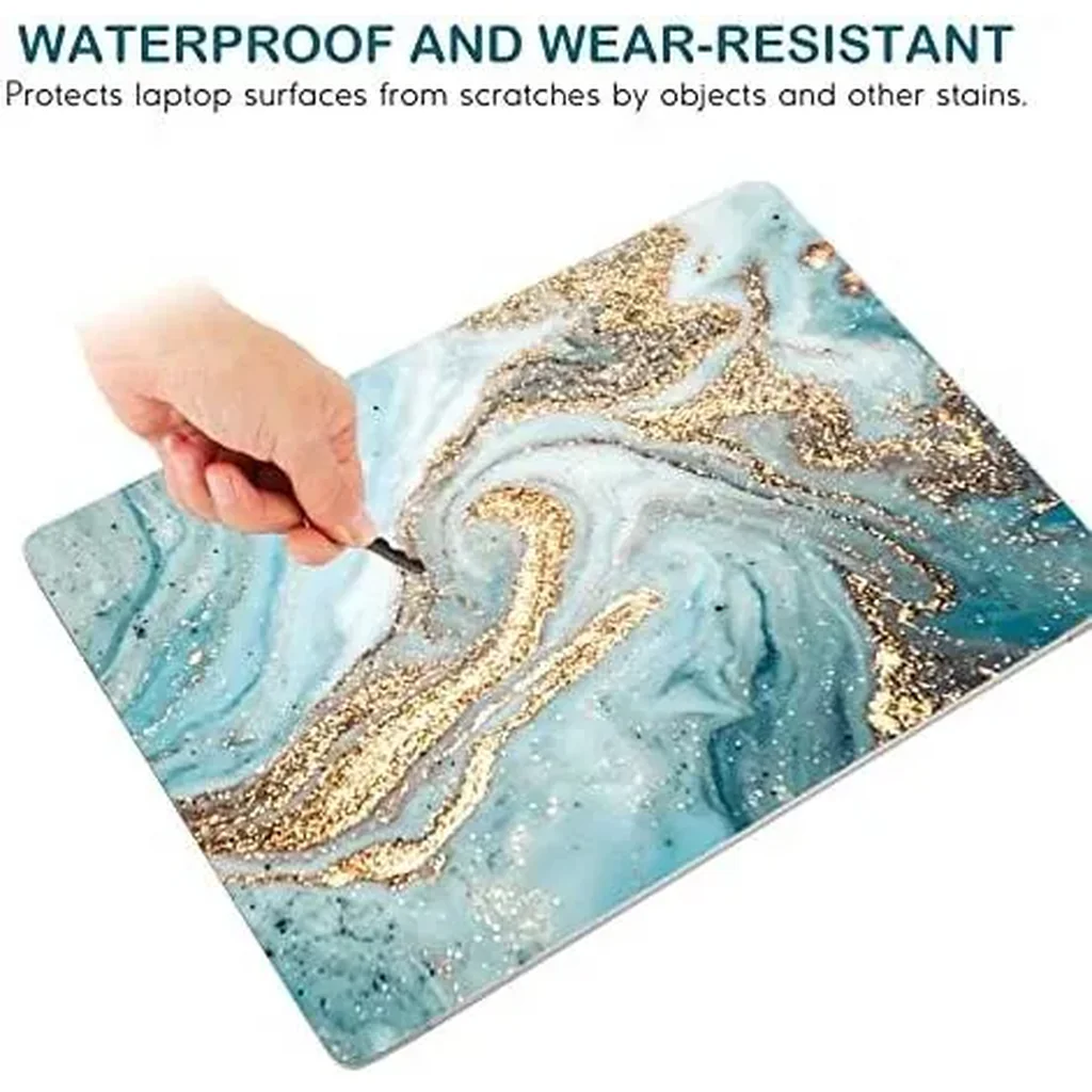 ALAYRA Laptop Skin Sticker Decal, 12" 13" 13.3" 14" 15" 15.4" 15.6 inch Laptop Universal Reusable Vinyl Skin Stickers Cover Art Decal Notebook PC Personalized Protector-Blue Sand River 01 - Image 2