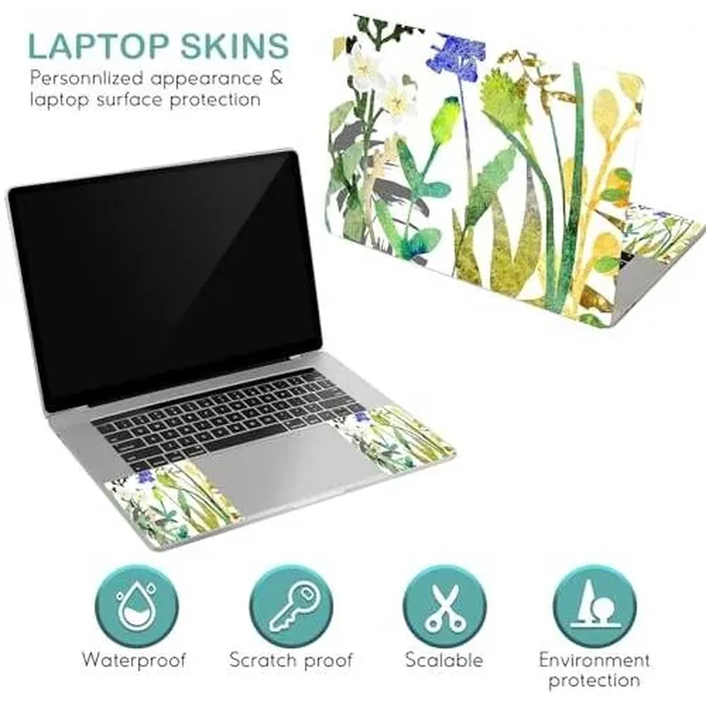 ALAYRA Laptop Skin Sticker Decal, 12" 13" 13.3" 14" 15" 15.4" 15.6 inch Laptop Universal Reusable Vinyl Skin Stickers Cover Art Decal Notebook PC Personalized Protector-Cute 01 - Image 2