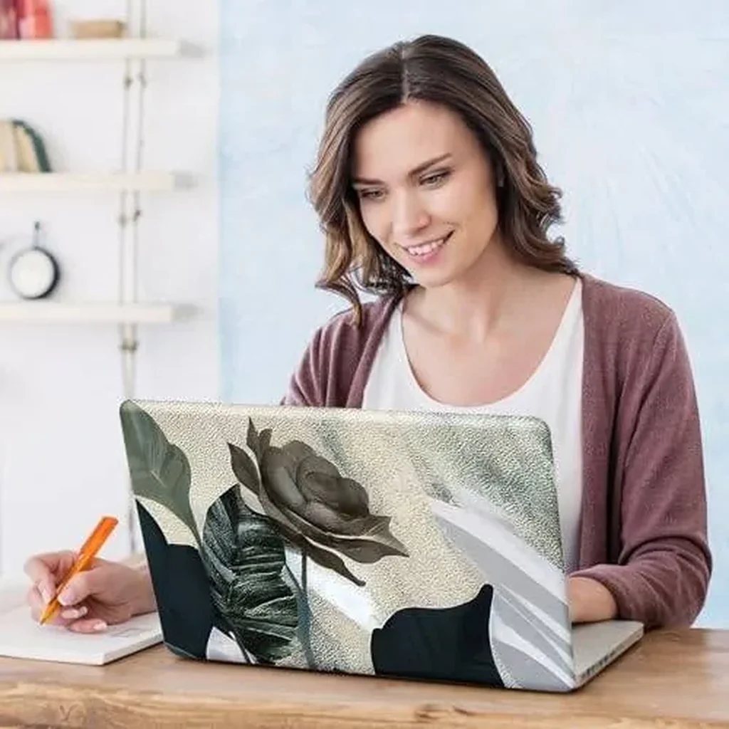 ALAYRA Laptop Skin Sticker Decal, 12" 13" 13.3" 14" 15" 15.4" 15.6 inch Laptop Universal Reusable Vinyl Skin Stickers Cover Art Decal Notebook PC Personalized Protector-Face 01 - Image 6