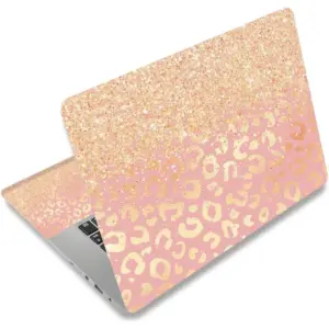 ALAYRA Laptop Skin Sticker Decal, 12" 13" 13.3" 14" 15" 15.4" 15.6 inch Laptop Universal Reusable Vinyl Skin Stickers Cover Art Decal Notebook PC Personalized Protector-Leopard Print 01