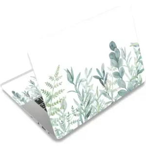 ALAYRA Laptop Skin Sticker Decal, 12" 13" 13.3" 14" 15" 15.4" 15.6 inch Laptop Universal Reusable Vinyl Skin Stickers Cover Art Decal Notebook PC Personalized Protector-Plants 01