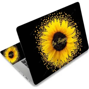 ALAYRA Laptop Skin Sticker Decal, 12" 13" 13.3" 14" 15" 15.4" 15.6 inch Laptop Universal Reusable Vinyl Skin Stickers Cover Art Decal Notebook PC Personalized Protector-Sunflower 01