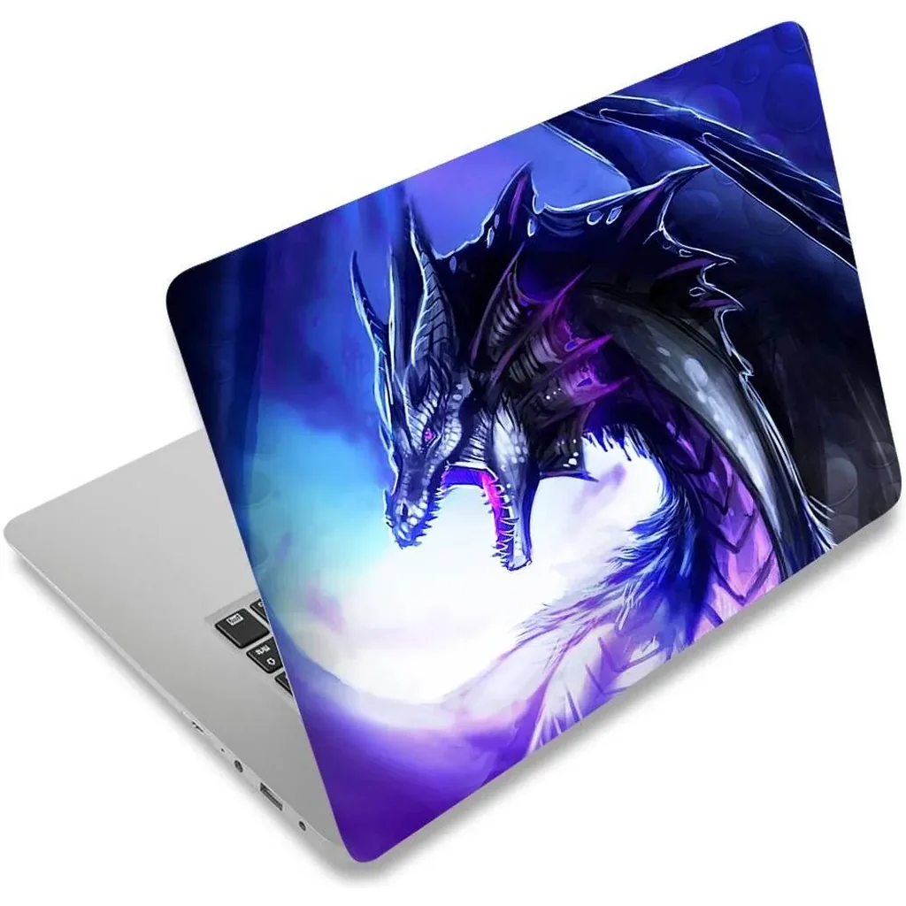 ALAYRA Laptop Skin Sticker Decal, 12" 13" 13.3" 14" 15" 15.4" 15.6 inch Laptop Vinyl Skin Sticker Cover Art Decal Protector Notebook PC (Cool Dragon2) 01 - Image 5