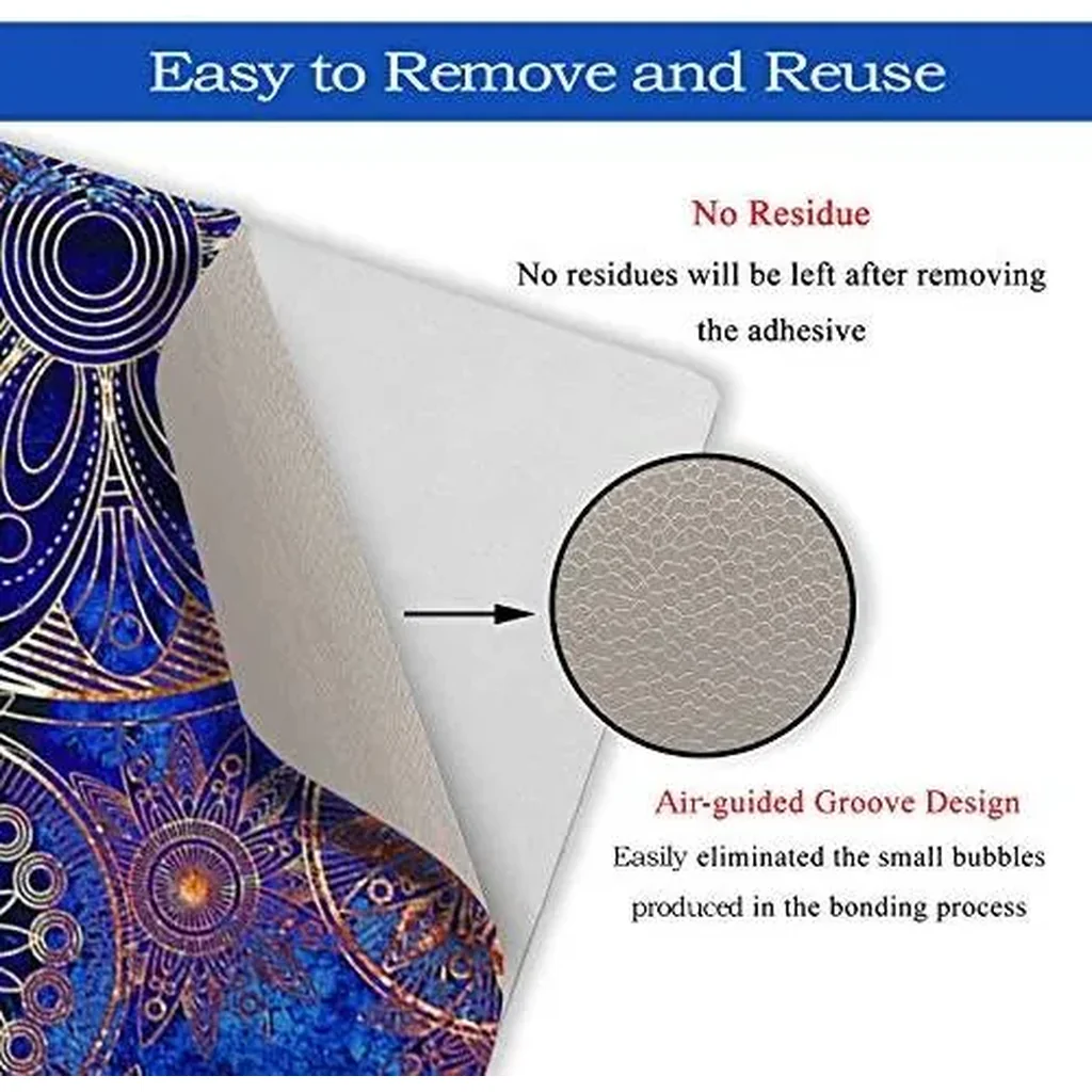 ALAYRA Laptop Skin Sticker Decal, 12" 13" 13.3" 14" 15" 15.4" 15.6 inch Laptop Vinyl Skin Sticker Cover Art Protector Notebook PC (Free 2 Wrist Pad Included), Decorative Waterproof Removable, Blue Man - Image 3