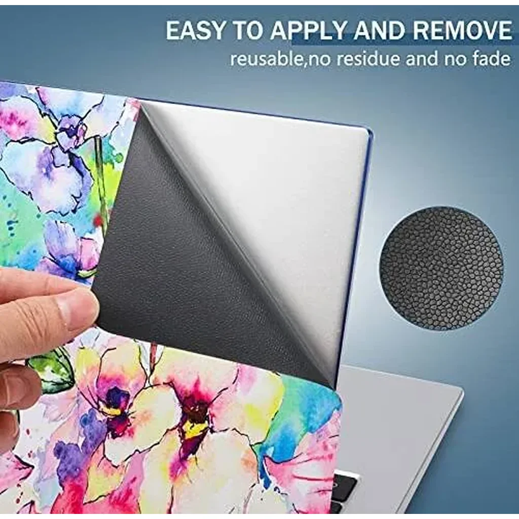 ALAYRA Laptop Skin Sticker Decal, 12" 13" 13.3" 14" 15" 15.4" 15.6 inch Notebook Vinyl Skin Sticker Cover Art Decal Protector Notebook PC Flowers 01 - Image 3