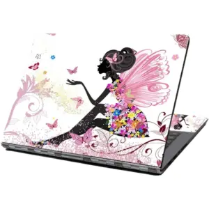 ALAYRA Laptop Skin Sticker Decal, 12" 13" 13.3" 14" 15" 15.4" 15.6 inch Personalized Laptop Vinyl Skin Sticker Cover Art Decal Universal Protector Notebook PC Cover Case (Beautiful Girl) 01