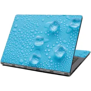 ALAYRA Laptop Skin Sticker Decal, 12" 13" 13.3" 14" 15" 15.4" 15.6 inch Personalized Laptop Vinyl Skin Sticker Cover Art Decal Universal Protector Notebook PC Cover Case (Blue Water Droplets) 01