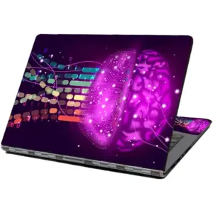 ALAYRA Laptop Skin Sticker Decal, 12" 13" 13.3" 14" 15" 15.4" 15.6 inch Personalized Laptop Vinyl Skin Sticker Cover Art Decal Universal Protector Notebook PC Cover Case (Brain) 01