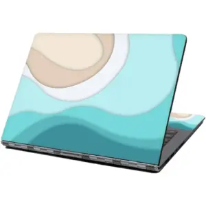 ALAYRA Laptop Skin Sticker Decal, 12" 13" 13.3" 14" 15" 15.4" 15.6 inch Personalized Laptop Vinyl Skin Sticker Cover Art Decal Universal Protector Notebook PC Cover Case (Fluid Gradient Color) 01