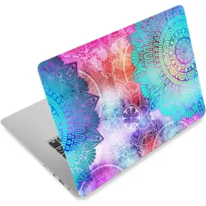 ALAYRA Laptop Skin Sticker Decal, 12" 13" 13.3" 14" 15" 15.4" 15.6 inch Personalized Laptop Vinyl Skin Sticker Cover Art Decal Universal Protector Notebook PC Cover Case (Mandala Art) 01