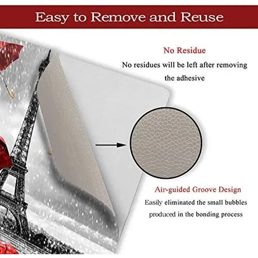 ALAYRA Laptop Skin Sticker Decal, 12" 13" 13.3" 14" 15" 15.4" 15.6 inch Vinyl Cover Art Protector Notebook PC (Free 2 Wrist Pad Included), Decorative Waterproof Removable, Eiffel Tower 01 - Image 2