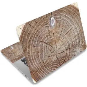 ALAYRA Laptop Skin Sticker Decal, 12" 13" 13.3" 14" 15" 15.4" 15.6 inch Vinyl Cover Art Protector Notebook PC (Free 2 Wrist Pad Included), Decorative Waterproof Removable, Wood 01